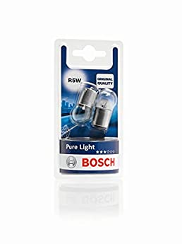 Foto de bombillas de coche Bosch R5W Pure Light - 12V 5W BA15s - x2 bombillas