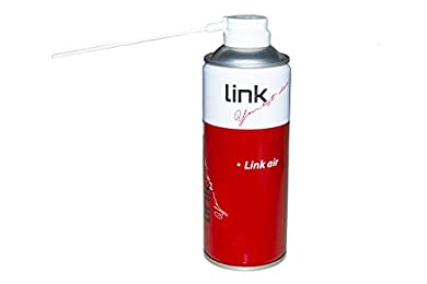 Foto de la lata de aerosol Link SP30 LINK AIR.  Spray de aire comprimido para limpieza de teclados, ordenadores y accesorios (LOS MAS VENDIDOS ENLACES, PRODUCTOS DE LIMPIEZA)