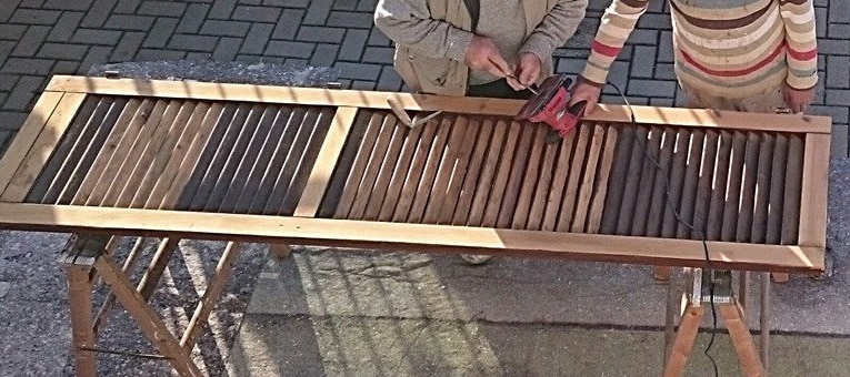reparación de persianas de madera